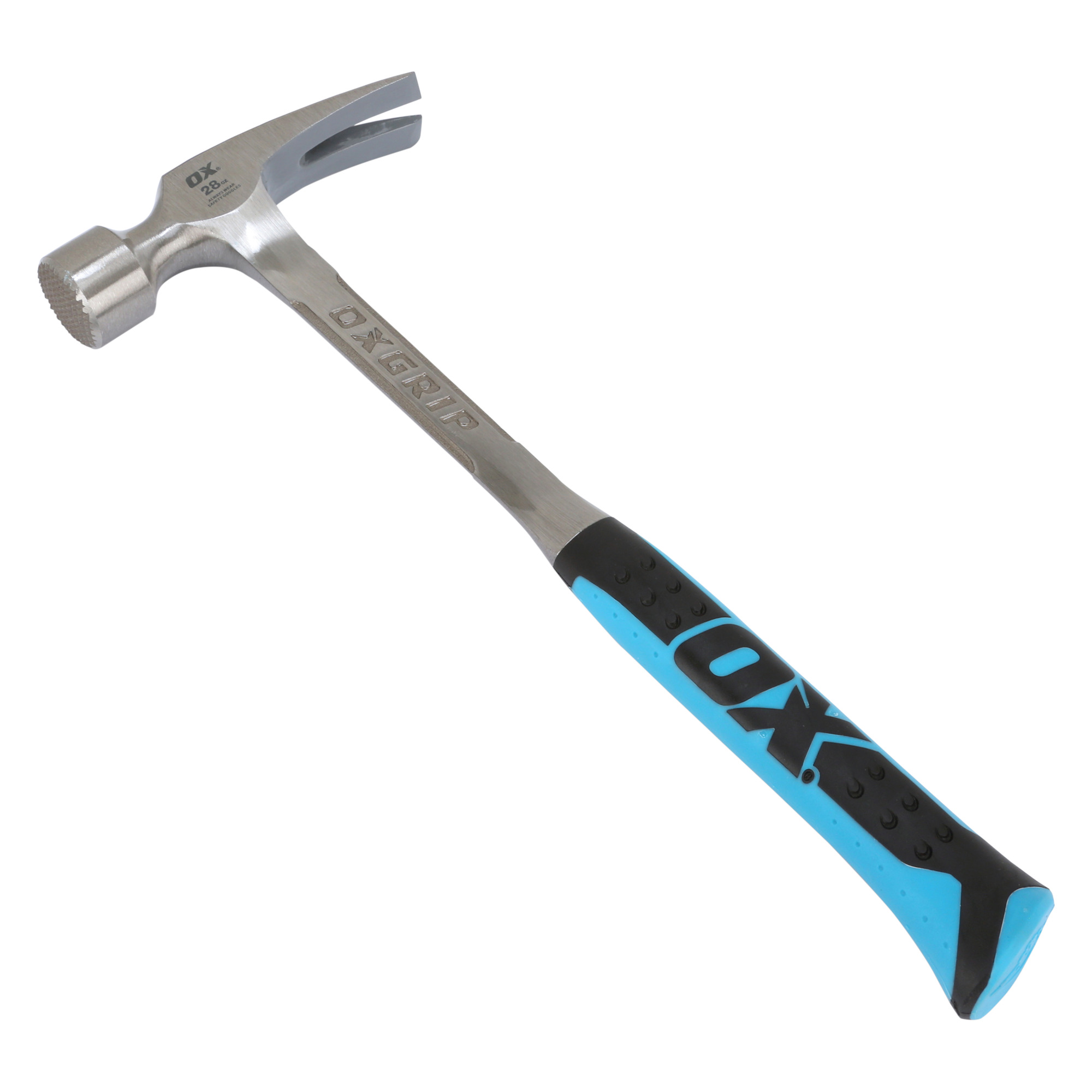 OX Tools, Pro Framing Hammer 28oz - Milled Face, Handle Length 7.5 in, Model# OX-P083428